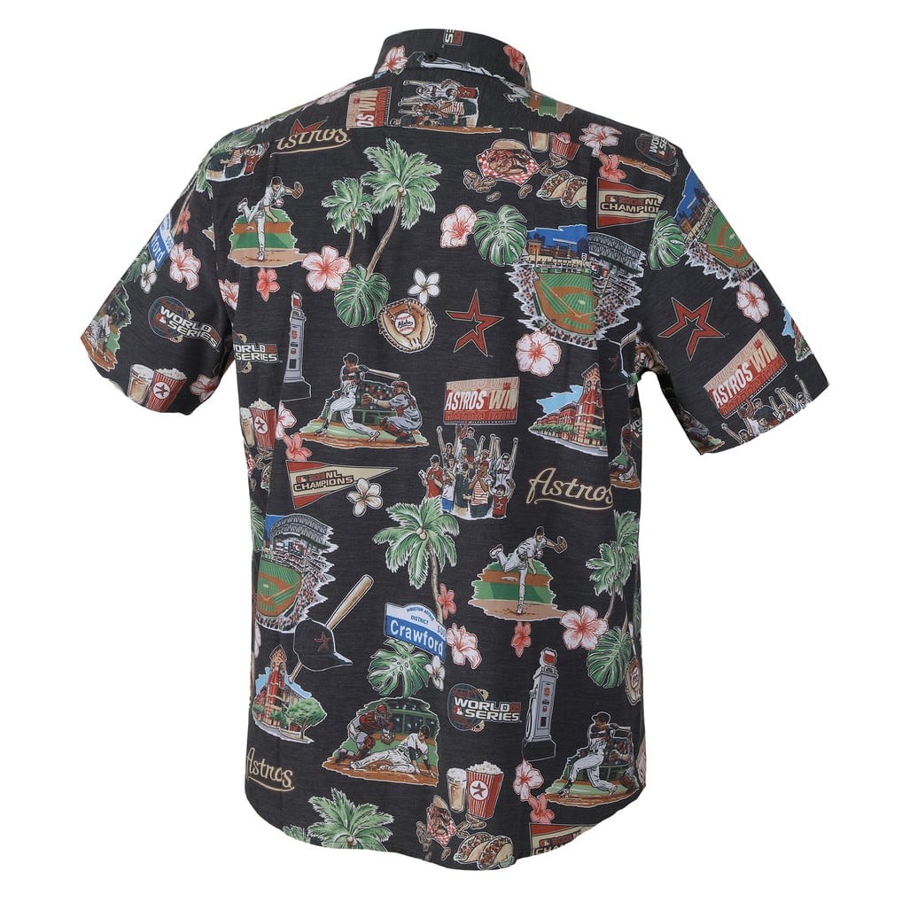 Houston Astros Reyn Spooner Scenic Tri-Blend Button-Down Shirt - Black